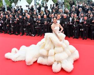 Wan QianHui at the Opening Ceremony and "Leave One Day" Premiere at the 78th Cannes Film Festival held at Palais des Festivals on May 13, 2025 in Cannes, France.