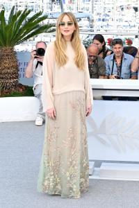 Jennifer Lawrence at the "Die, My Love" Photocall during the 78th Cannes Film Festival held at Palais des Festivals on May 18, 2025 in Cannes, France.