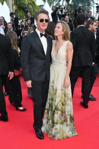Edward Norton, Shauna Robertson at "The Phoenician Scheme" Premiere during the 78th Cannes Film Festival at Palais des Festivals on May 18, 2025 in Cannes, France.