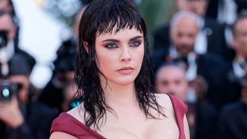 Cara Delevingne debuts new dark hairdo at Cannes Film Festival 2025 red carpet