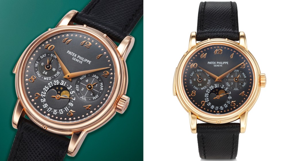 The Patek Philippe Perpetual Calendar Minute Repeater timepiece.