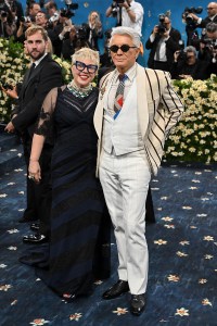 Catherine Martin, Baz Luhrmann at The 2025 Met Gala Celebrating "Superfine: Tailoring Black Style" held at the Metropolitan Museum of Art on May 05, 2025 in New York, New York.