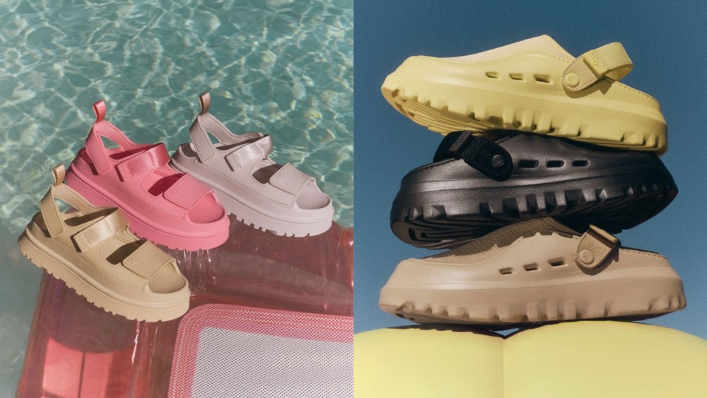 Ugg, clog, slip-on, summer 2025, campaign, pastel, sandals, clogs