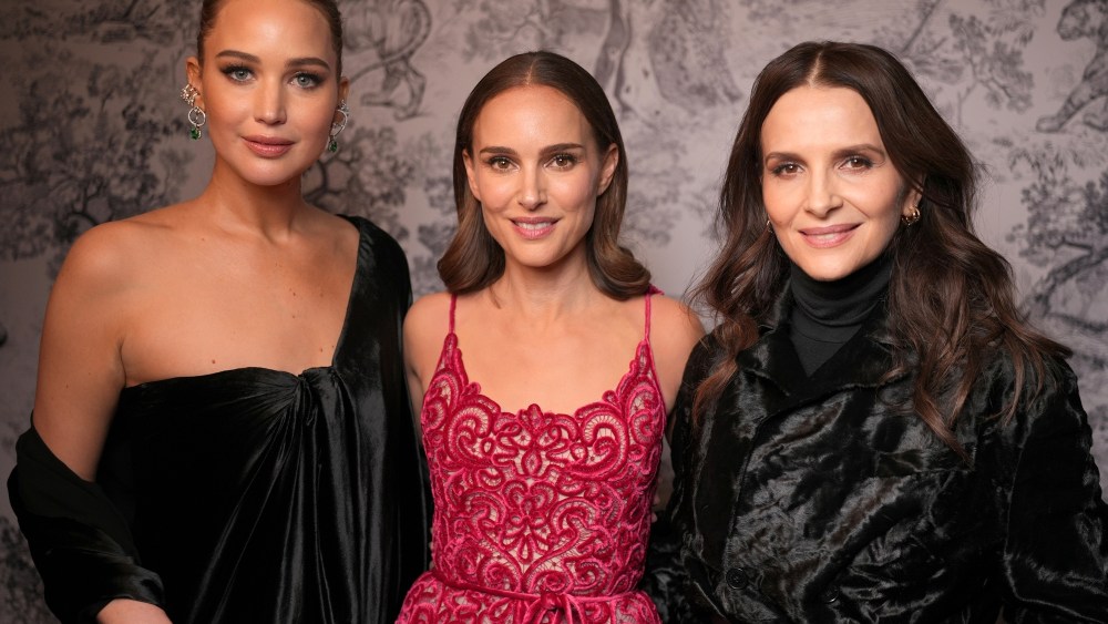 Jennifer Lawerence, Natalie Portman and Juliette Binoche.