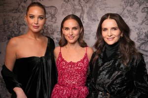 Jennifer Lawerence, Natalie Portman and Juliette Binoche.