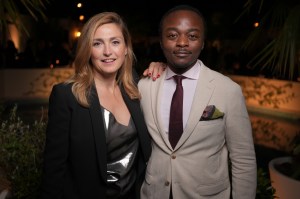 Julie Gayet and Marc Zinga