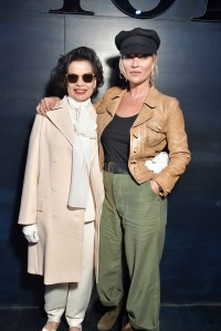 Bianca Jagger and Kate Moss at Christian Dior RTW Fall 2017