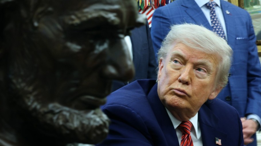 President Donald Trump in the Oval Office on May 23.