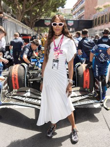 MONTE-CARLO, MONACO - MAY 25: Naomi Campbell attends the F1 Grand Prix Of Monaco on May 25, 2025 in Monte-Carlo, Monaco. (Photo by Arnold Jerocki/FilmMagic)