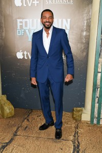 Laz Alonso at Apple's "Fountain of Youth" world premiere held at the American Museum of Natural History on May 19, 2025 in New York, New York.