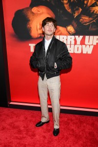 Barry Keoghan at the "Hurry Up Tomorrow" world premiere held at AMC Lincoln Square 13 on May 13, 2025 in New York, New York.
