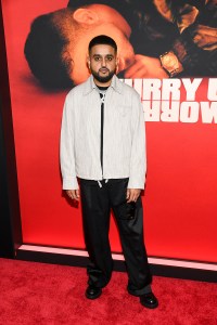 Nav at the "Hurry Up Tomorrow" world premiere held at AMC Lincoln Square 13 on May 13, 2025 in New York, New York.