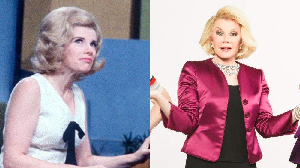Joan Rivers, before and after, young photos
