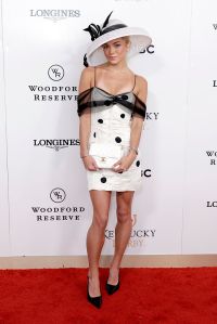 LOUISVILLE, KENTUCKY - MAY 03: Livvy Dunne attends Kentucky Derby 151 at Churchill Downs on May 03, 2025 in Louisville, Kentucky. (Photo by Jeff Schear/Getty Images for Churchill Downs)
