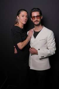 Natasha Andrews and Pierre Niney