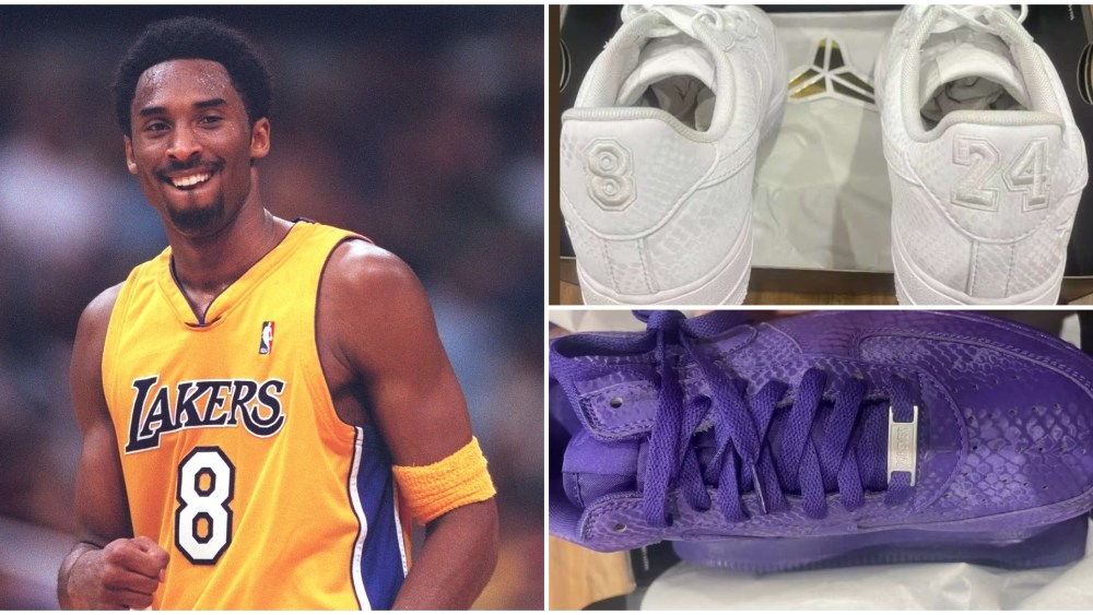 Kobe Bryant, Nike Air Force 1 sneakers