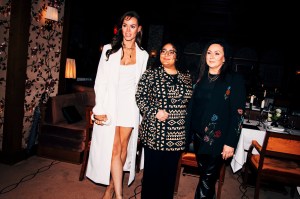 Amy Charlesworth, Jasmine Johnson, and Tina Minzoni