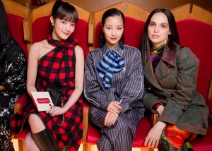 Gingle Wang, Suzu Hirose, and Sara Serraiocco