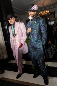 Maluma at The Carlyle Hotel before the 2025 Met Gala: "Superfine: Tailoring Black Style" held at the Metropolitan Museum of Art on May 5, 2025 in New York, New York.