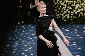 Lauren Amos at The 2025 Met Gala Celebrating "Superfine: Tailoring Black Style" held at The Metropolitan Museum of Art on May 05, 2025 in New York, New York.