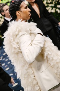 Tyler Mitchell at The 2025 Met Gala Celebrating "Superfine: Tailoring Black Style" held at The Metropolitan Museum of Art on May 05, 2025 in New York, New York.
