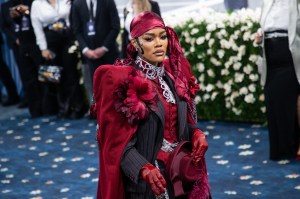 Teyana Taylor at The 2025 Met Gala Celebrating "Superfine: Tailoring Black Style" held at The Metropolitan Museum of Art on May 05, 2025 in New York, New York.