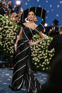 Demi Moore at The 2025 Met Gala Celebrating "Superfine: Tailoring Black Style" held at The Metropolitan Museum of Art on May 05, 2025 in New York, New York. (Photo by Lexie Moreland/WWD via Getty Images)