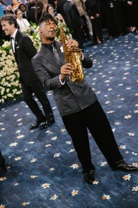 Jon Batiste at The 2025 Met Gala Celebrating "Superfine: Tailoring Black Style" held at The Metropolitan Museum of Art on May 05, 2025 in New York, New York. (Photo by Lexie Moreland/WWD via Getty Images)