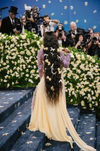 Sha'Carri Richardson at The 2025 Met Gala Celebrating "Superfine: Tailoring Black Style" held at The Metropolitan Museum of Art on May 05, 2025 in New York, New York. (Photo by Lexie Moreland/WWD via Getty Images)
