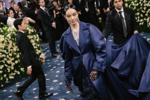 Fei Fei Sun at The 2025 Met Gala Celebrating "Superfine: Tailoring Black Style" held at The Metropolitan Museum of Art on May 05, 2025 in New York, New York. (Photo by Lexie Moreland/WWD via Getty Images)