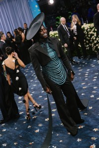 Shaboozey at The 2025 Met Gala Celebrating "Superfine: Tailoring Black Style" held at The Metropolitan Museum of Art on May 05, 2025 in New York, New York. (Photo by Lexie Moreland/WWD via Getty Images)