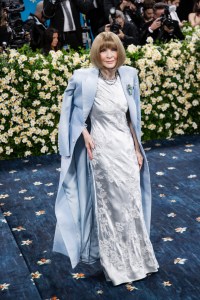 Anna Wintour at The 2025 Met Gala Celebrating "Superfine: Tailoring Black Style" held at The Metropolitan Museum of Art on May 05, 2025 in New York, New York.