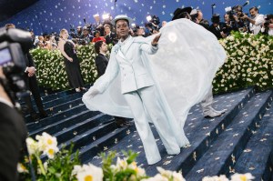 Lupita Nyong'o at The 2025 Met Gala Celebrating "Superfine: Tailoring Black Style" held at The Metropolitan Museum of Art on May 05, 2025 in New York, New York.