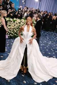 Keke Palmer at The 2025 Met Gala Celebrating "Superfine: Tailoring Black Style" held at The Metropolitan Museum of Art on May 05, 2025 in New York, New York.