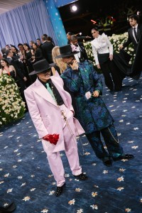 Willy Chavarria, Maluma at The 2025 Met Gala Celebrating "Superfine: Tailoring Black Style" held at The Metropolitan Museum of Art on May 05, 2025 in New York, New York.