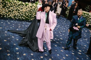Willy Chavarria, Maluma at The 2025 Met Gala Celebrating "Superfine: Tailoring Black Style" held at The Metropolitan Museum of Art on May 05, 2025 in New York, New York.