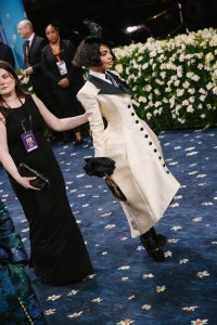 Tessa Thompson in Effy at The 2025 Met Gala Celebrating "Superfine: Tailoring Black Style" held at The Metropolitan Museum of Art on May 05, 2025 in New York, New York.