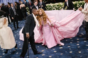 Usher, Shakira at The 2025 Met Gala Celebrating "Superfine: Tailoring Black Style" held at The Metropolitan Museum of Art on May 05, 2025 in New York, New York.