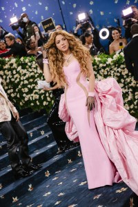 Shakira at The 2025 Met Gala Celebrating "Superfine: Tailoring Black Style" held at The Metropolitan Museum of Art on May 05, 2025 in New York, New York.
