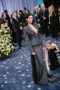 Kendall Jenner at The 2025 Met Gala Celebrating "Superfine: Tailoring Black Style" held at The Metropolitan Museum of Art on May 05, 2025 in New York, New York.