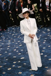 Anna Sawai at The 2025 Met Gala Celebrating "Superfine: Tailoring Black Style" held at The Metropolitan Museum of Art on May 05, 2025 in New York, New York.