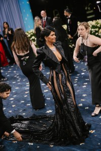 Halle Berry at The 2025 Met Gala Celebrating "Superfine: Tailoring Black Style" held at The Metropolitan Museum of Art on May 05, 2025 in New York, New York.