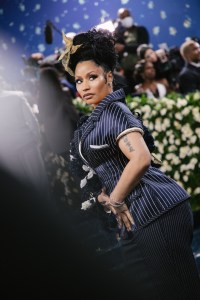 Nicki Minaj at The 2025 Met Gala Celebrating "Superfine: Tailoring Black Style" held at The Metropolitan Museum of Art on May 05, 2025 in New York, New York.