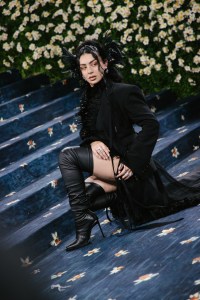 Charli XCX at The 2025 Met Gala Celebrating "Superfine: Tailoring Black Style" held at The Metropolitan Museum of Art on May 05, 2025 in New York, New York.