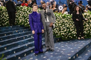 Raul Domingo, Colman Domingo at The 2025 Met Gala Celebrating "Superfine: Tailoring Black Style" held at The Metropolitan Museum of Art on May 05, 2025 in New York, New York.