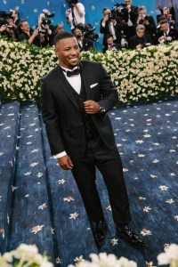 Saquon Barkley at The 2025 Met Gala Celebrating "Superfine: Tailoring Black Style" held at The Metropolitan Museum of Art on May 05, 2025 in New York, New York.
