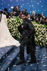 Kwame Onwuachi at The 2025 Met Gala Celebrating "Superfine: Tailoring Black Style" held at The Metropolitan Museum of Art on May 05, 2025 in New York, New York.