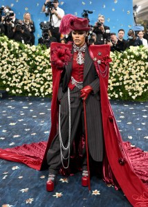 Teyana Taylor at The 2025 Met Gala Celebrating "Superfine: Tailoring Black Style" held at the Metropolitan Museum of Art on May 05, 2025 in New York, New York.