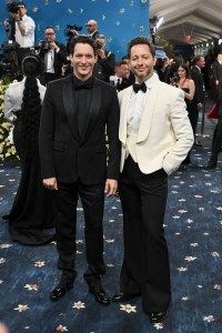 Nick Brown, Derek Blasberg at The 2025 Met Gala Celebrating "Superfine: Tailoring Black Style" held at the Metropolitan Museum of Art on May 05, 2025 in New York, New York.
