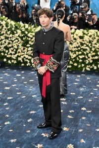 Barry Keoghan at The 2025 Met Gala Celebrating "Superfine: Tailoring Black Style" held at the Metropolitan Museum of Art on May 05, 2025 in New York, New York.